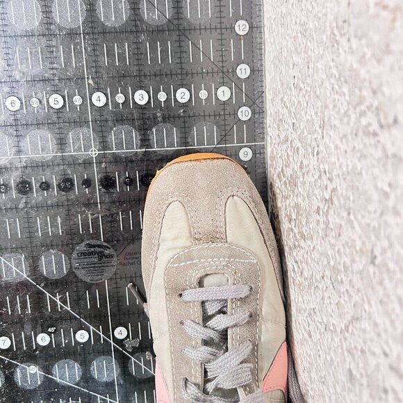 Vintage Nike Training Women Size 5 Grey Pink Suede Sneakers Made in Philippines - Picture 15 of 15